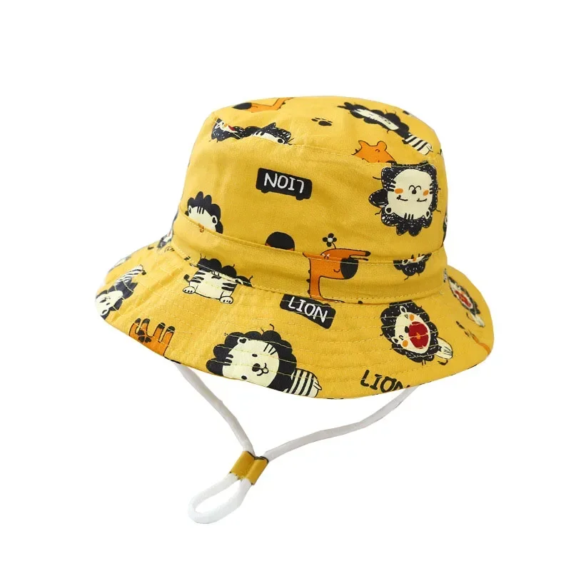 Nowa Panama Summer Baby Girls Hat Beach Sun Cap Travel Boys Fisherman Cap Outdoor Children Bucket Hats Cotton Toddler Baby Hats