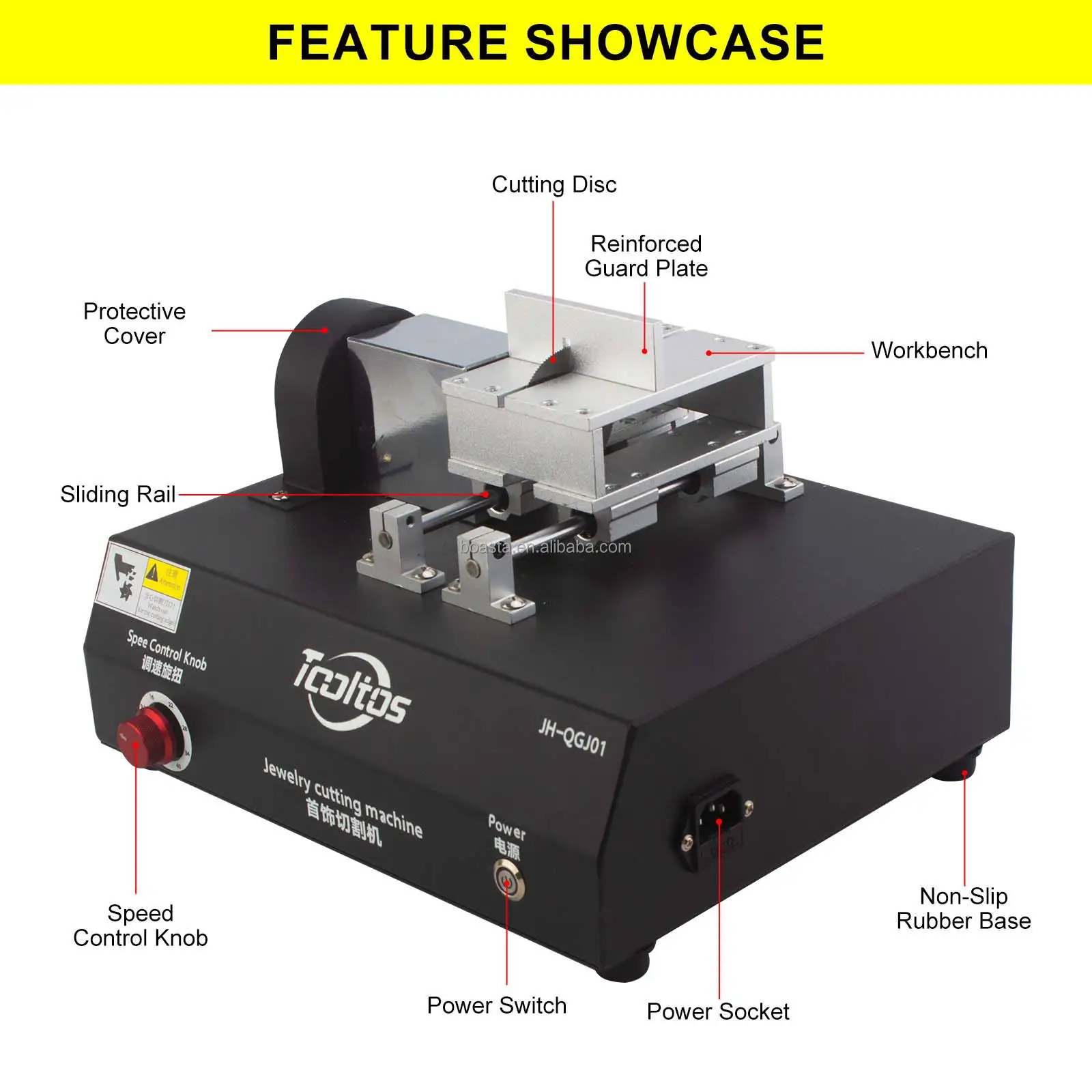 JH-QGJ01 Tokarka rzemieślnicza DIY do wyrobu biżuterii - specjalistyczne narzędzie do kształtowania metalu, drewna i plastiku