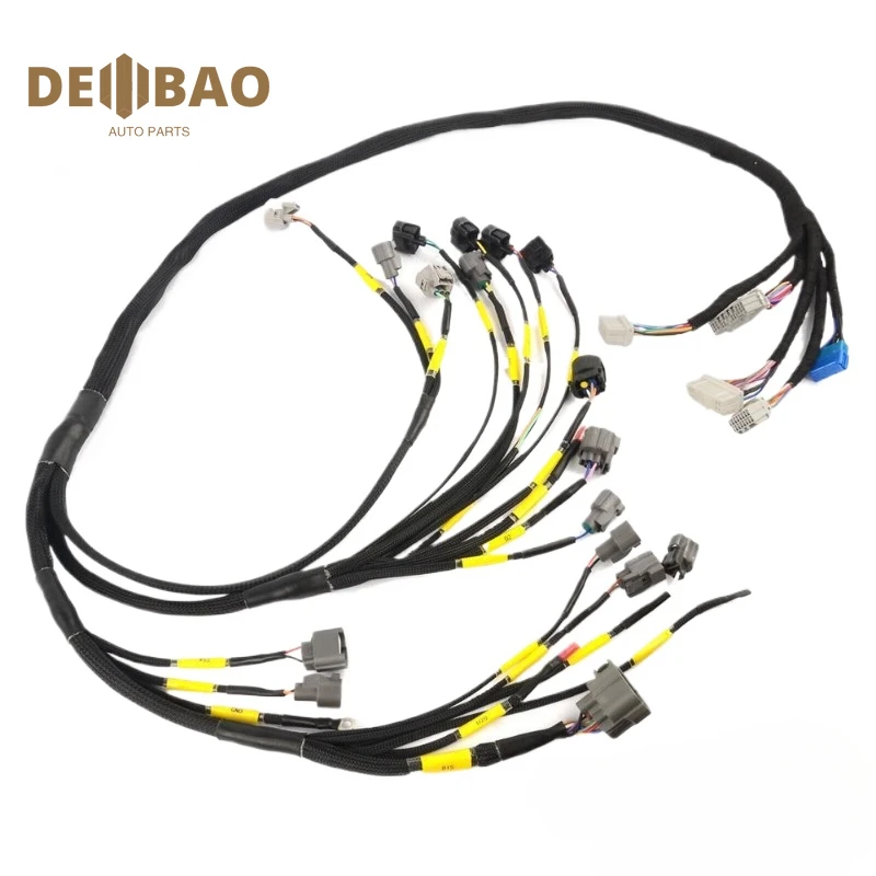 

CNCH-0BD1-1 Жгут проводов двигателя OBD1 Tucked Budget серии B&D для Honda Civic Integra B16 B18 D16