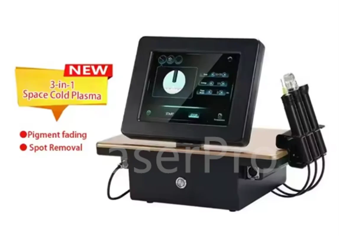 Vendita calda 3 in 1 macchina al plasma freddo fibroblasti al plasma freddo rimozione delle rughe rimozione della cicatrice anti-invecchiamento macchina per il rafforzamento della pelle