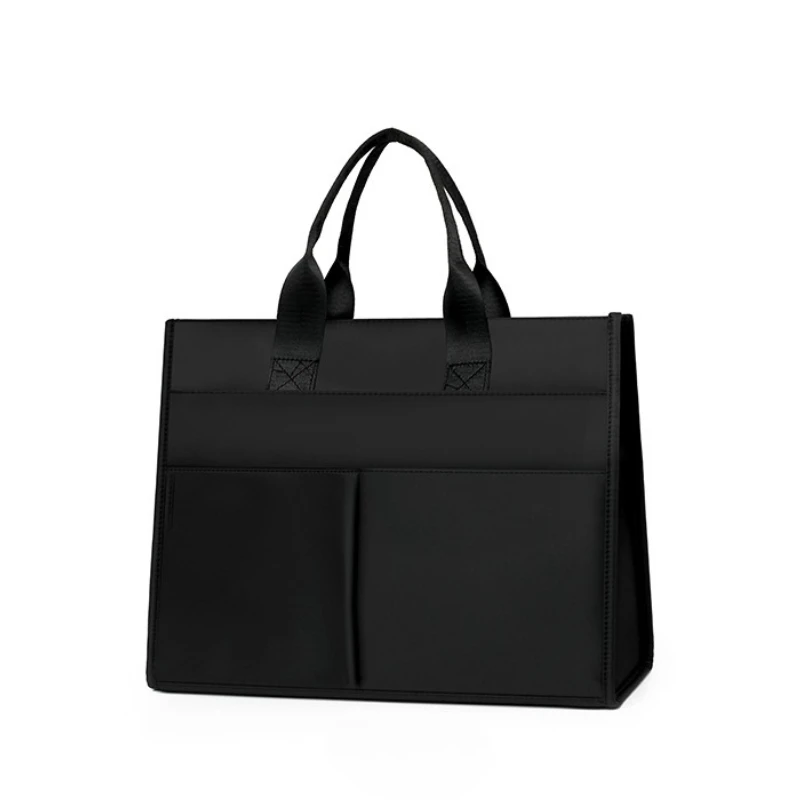 New Business Casual Men's Handbag - Large Capacity Travel Computer Bag - Lightweight with Multiple Compartments - Briefcase