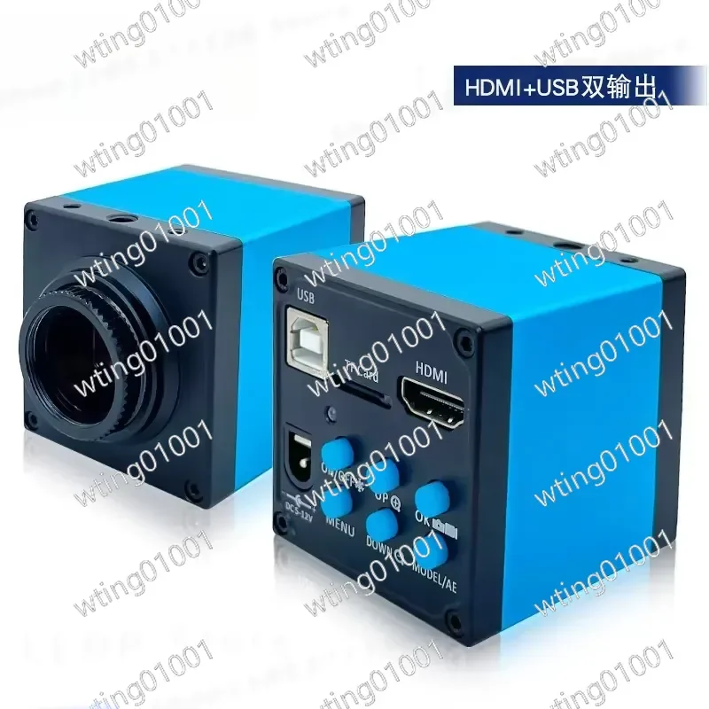 16MP HD Industrial Microscope Camera HDMI USB CCD Digital Imaging Camera With Measuring Function