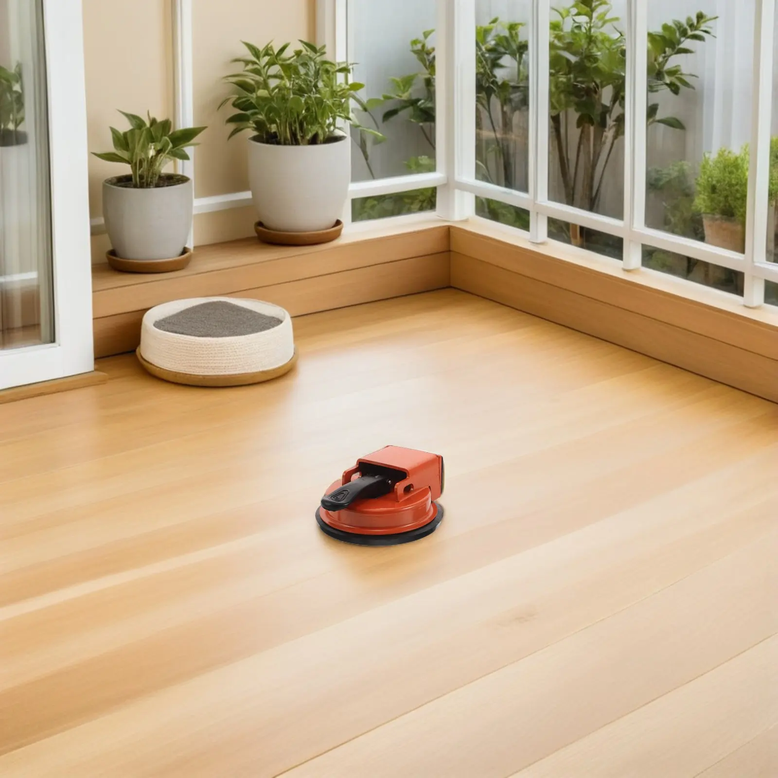 Afbeelding 3: Laminaatvloer Kierenreiniger Zware Zuignap Tool Houten Vloer Kieren Sluitmiddel Vloerreparatie Tool Woonkamer Slaapkamer