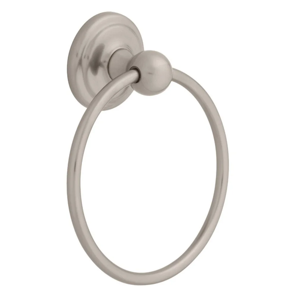 Polished Chrome Towel Ring Jamestown Collection Wall-Mountable Bath Accessory Durable Zinc Die-Cast Easy Install Home Decor