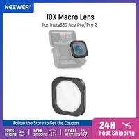 NEEWER-lente Macro 10X para cámara de acción Insta360 Ace Pro/Ace Pro 2, lente de aumento para fotografía Macro de primer plano