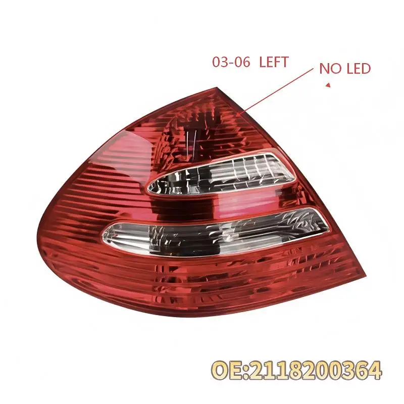 

Rear Bumper Tail Light Assembly For Mercedes-Benz W211 E200 E220 E240 E280 2002 2003-2006 Tail Light Rear Brake Lamp With LED