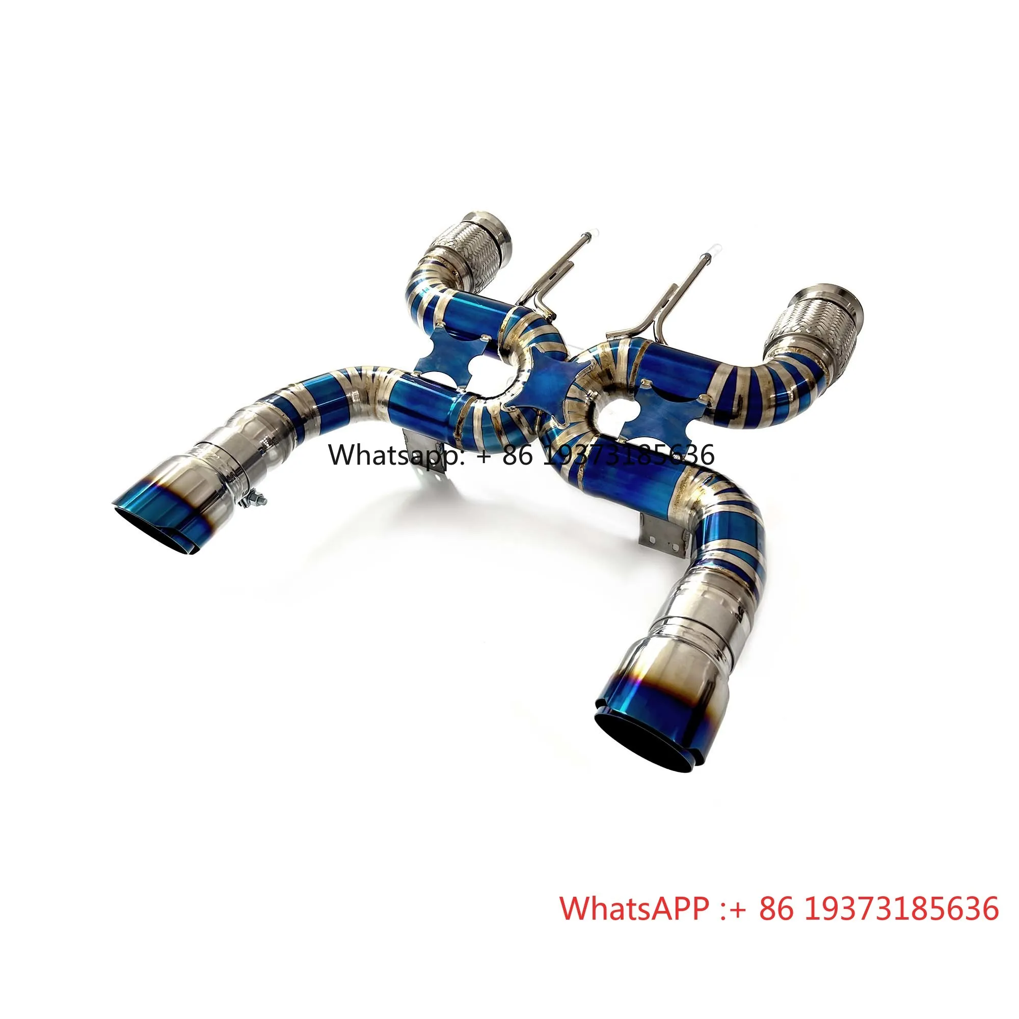 

AKS High Quality Titanium Exhaust System for Mclaren 720S 2017-2023 4.0T V8 Auto Tuning Exhaust System With Tips Parts