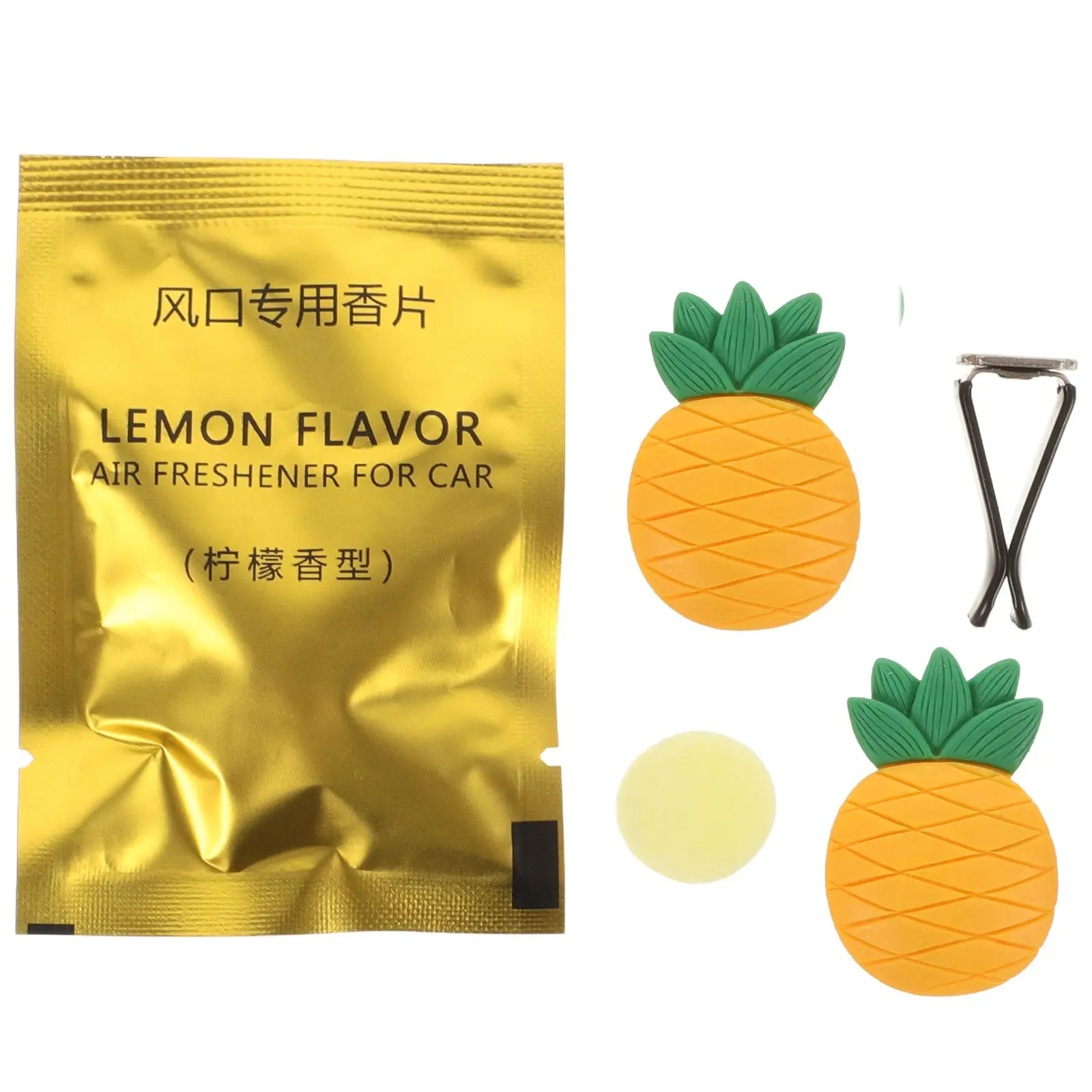 

2pcs Car Vent Perfume Clips 3D Food Design Aromatherapy Resin Diffuser Car Accessories Air Freshener Vent Clips