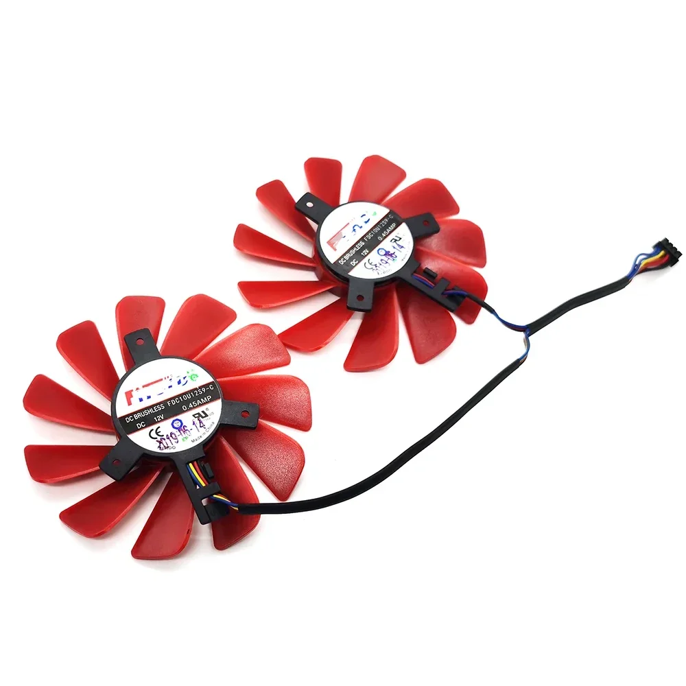 2 uds 85mm RX-570-RS RX-580-RS FD10U12S9-C ventilador para XFX RX470 RX570 RS RX580 RS reemplazo de refrigeración de tarjeta gráfica de vídeo
