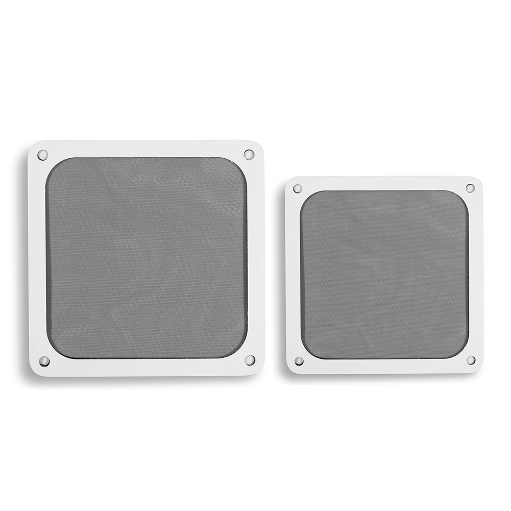 8-14cm Computer PC Case Cooling Fan Magnetic Dust Filter Mesh PVC Net Guard PC Chassis Cooling Fan Dustproof Mesh Cover Frame