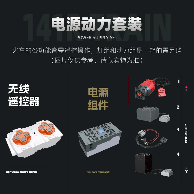 IN STOCK 59098 Technical Electric Steam Train 141R Building Blocks Bricks Assembling Model DIY Toys for Boys Christmas Gift Set