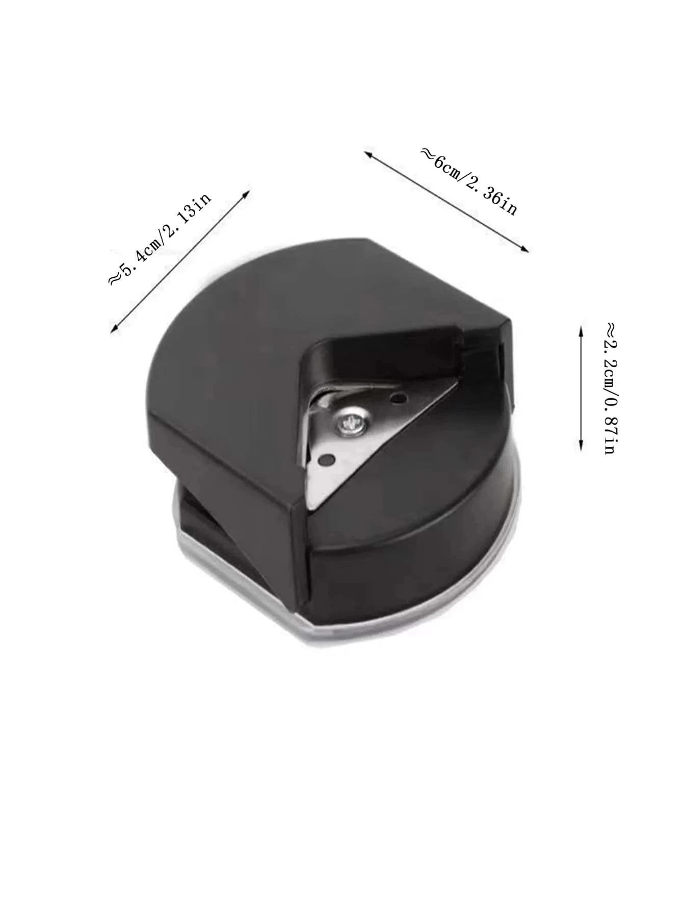 4mm Radius Corner Rounder Punch Paper Corner Rounder Paper Hole Cutter for Photo Paper,Black
