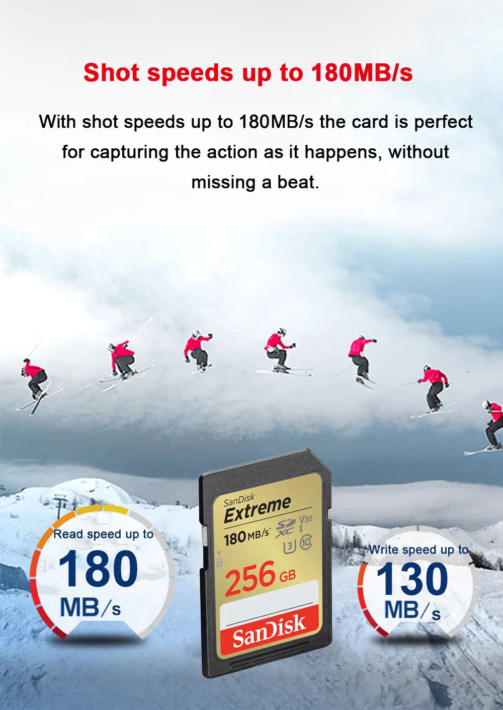 SanDisk Ultra/Extreme PRO UHS-I Karte 32GB 64GB 128GB 256GB SD-Karte C10 Flash-Speicherkarte SD U3 4K V30 Karten für Kamera – Detail 7