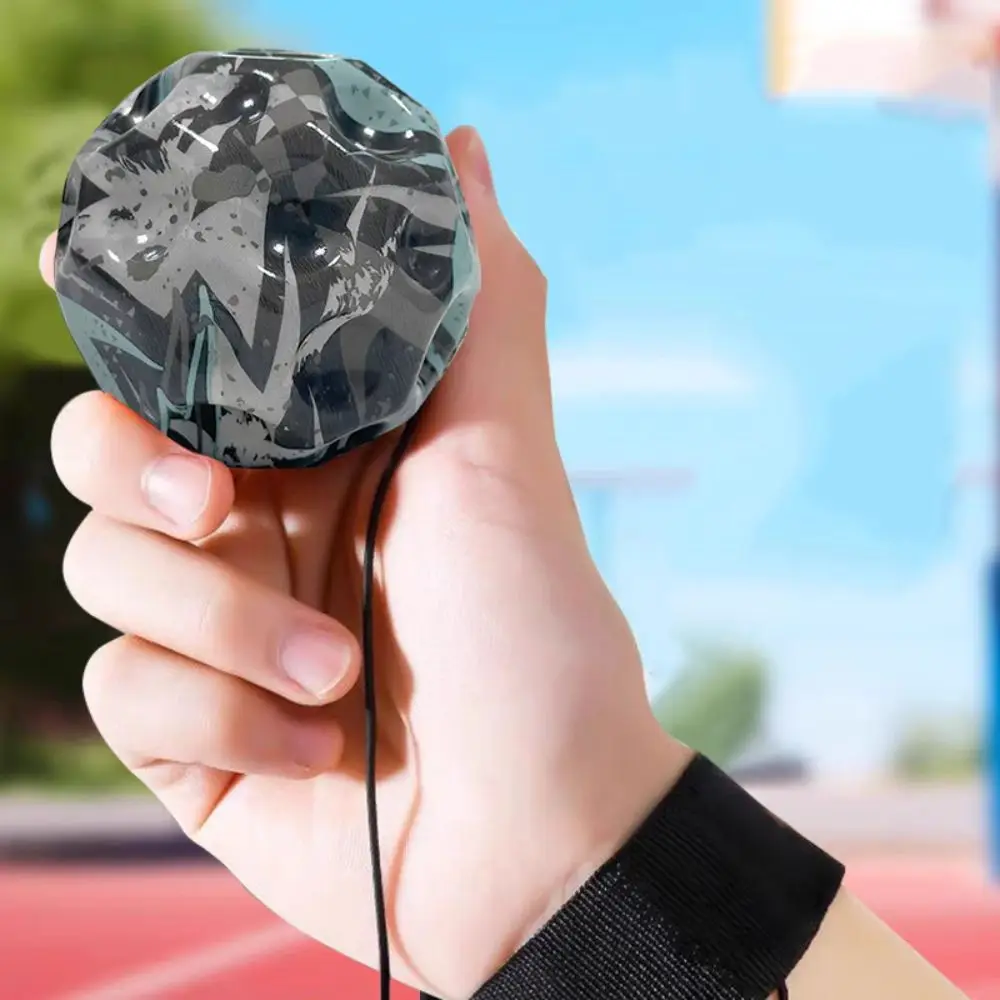 ジャンプボール高弾むボールマルチホールハンドボールゲームリストリターンゴムボールストラップ付きミニ手首弾性ボール子供のおもちゃ