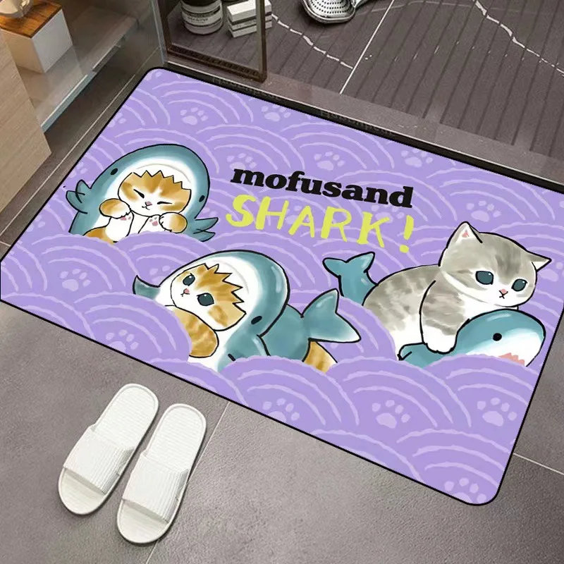 Mofusand Cartoon Diatom Mud Absorbent Floor Mat Non-slip Door Mat for Bathroom Entrance Quick-drying Bath Rug for Home Toilet - view 3