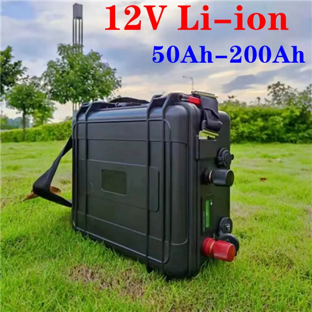 large capacity 12V 60AH,80AH,100AH,120AH,150AH,180,200AH Lithium Battery boat motors/solar panel