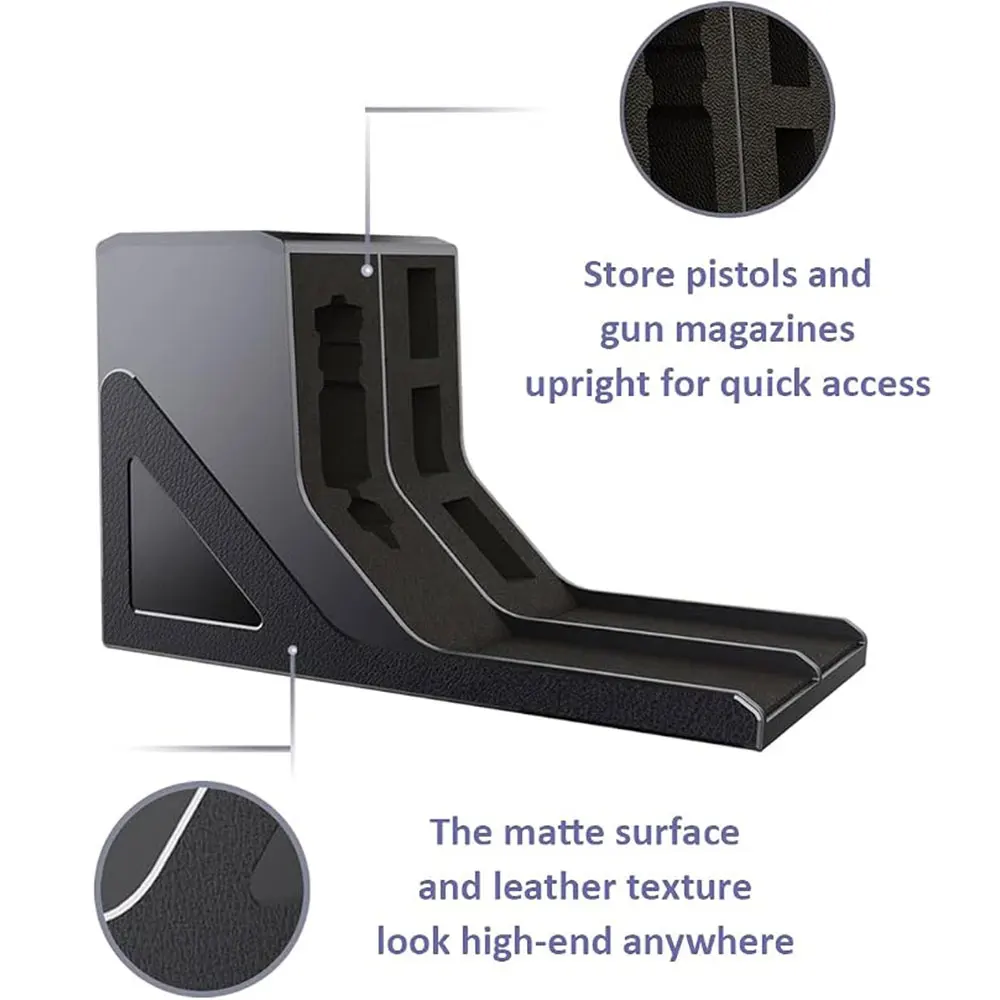 Universal Pistol Rack Handgun Rack Pistol Holder for Gun Safe Storage Gun Holder Protective Pistol Dispaly Stand Gun Case - view 4