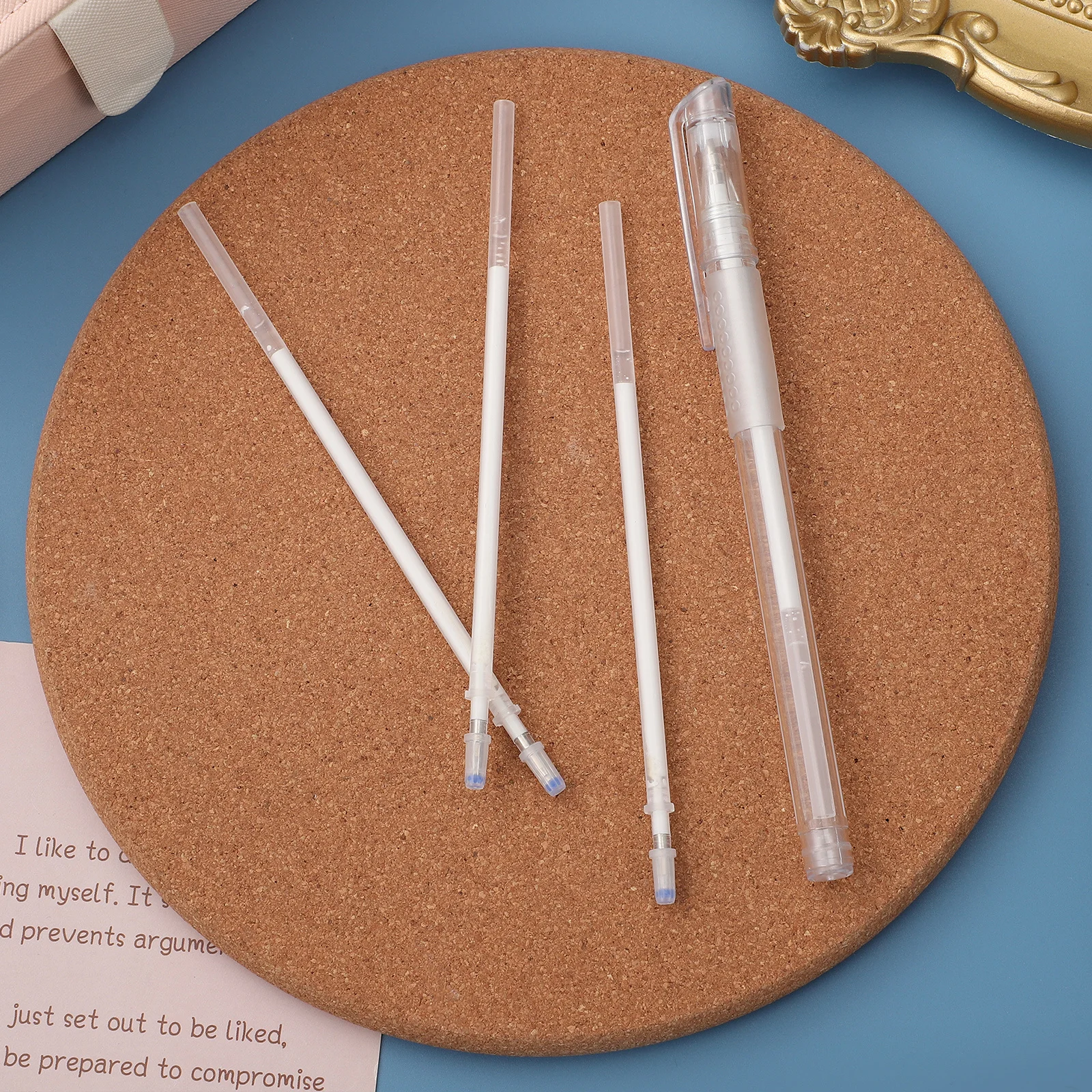 

1Set Portable Eyebrow Mapping Pen Makeup Position Marker Liner Skin Tattooing Pen Accurate Replacement