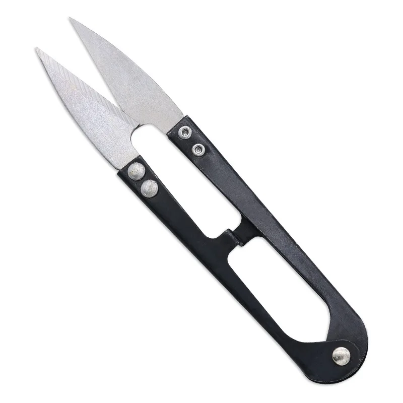 Useful Stainless Steel Stitch U-Shape Use Scissors Cut Fishing Line Trimming Nipper Essential Cross Accessories