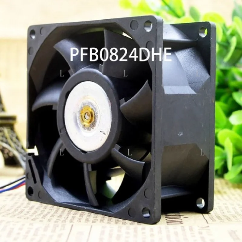 

L новый в штучной упаковке для серверного вентилятора с низким энергопотреблением Delta 24 В постоянного тока 1,63 А 80*80*38 мм 3-проводной PFB0824DHE