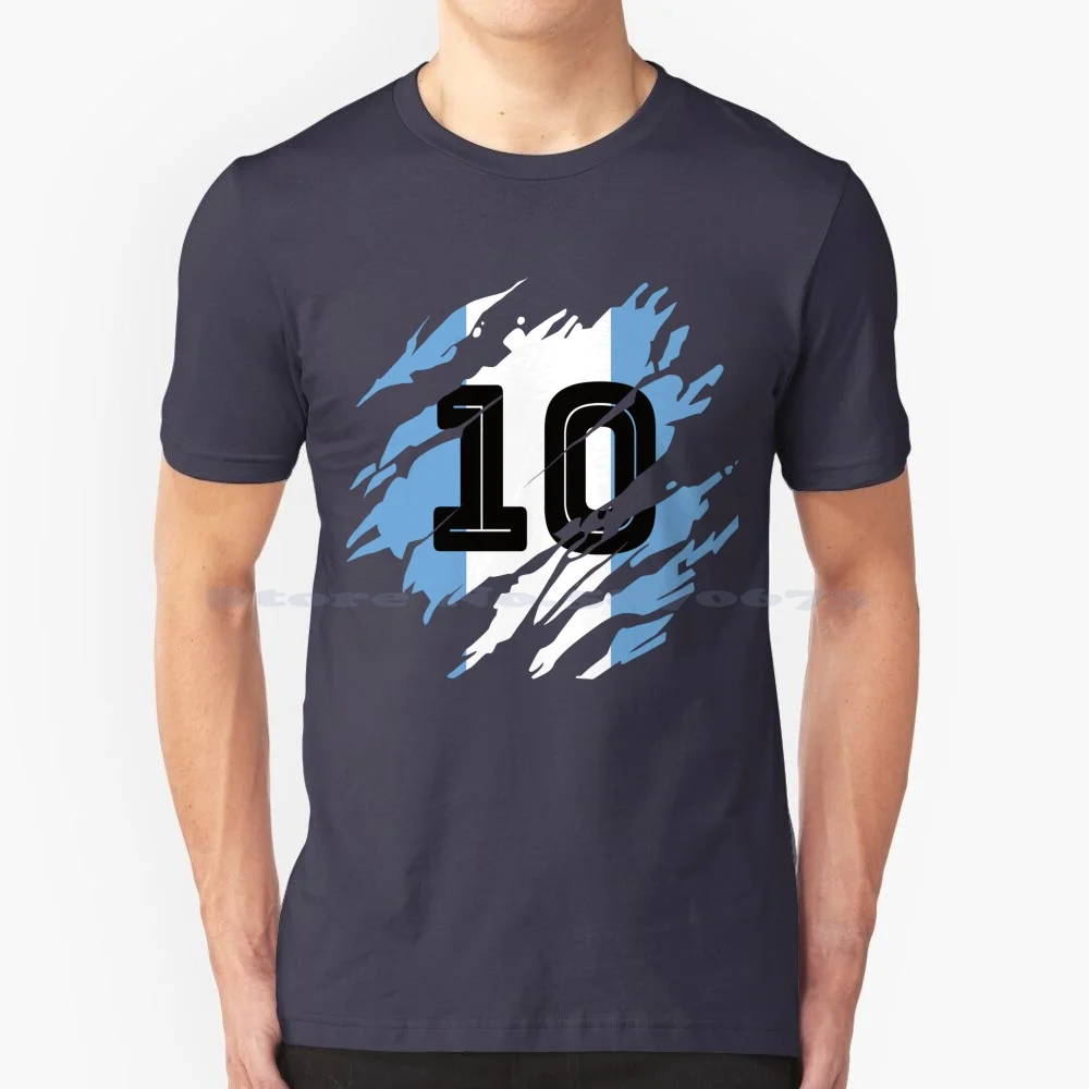 Goat 10 Argentina T Shirt 100% Cotton Tee Maradona Illustration Diego Maradona D10S Maradona Rip Maradona Fan Soccer Legend