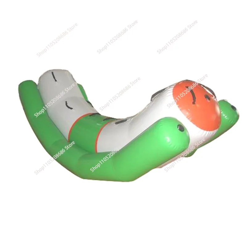 Pool Inflatable Seesaw Adult Water Park Floating Toys   Boat Jumping Bed Gyro 1pcs