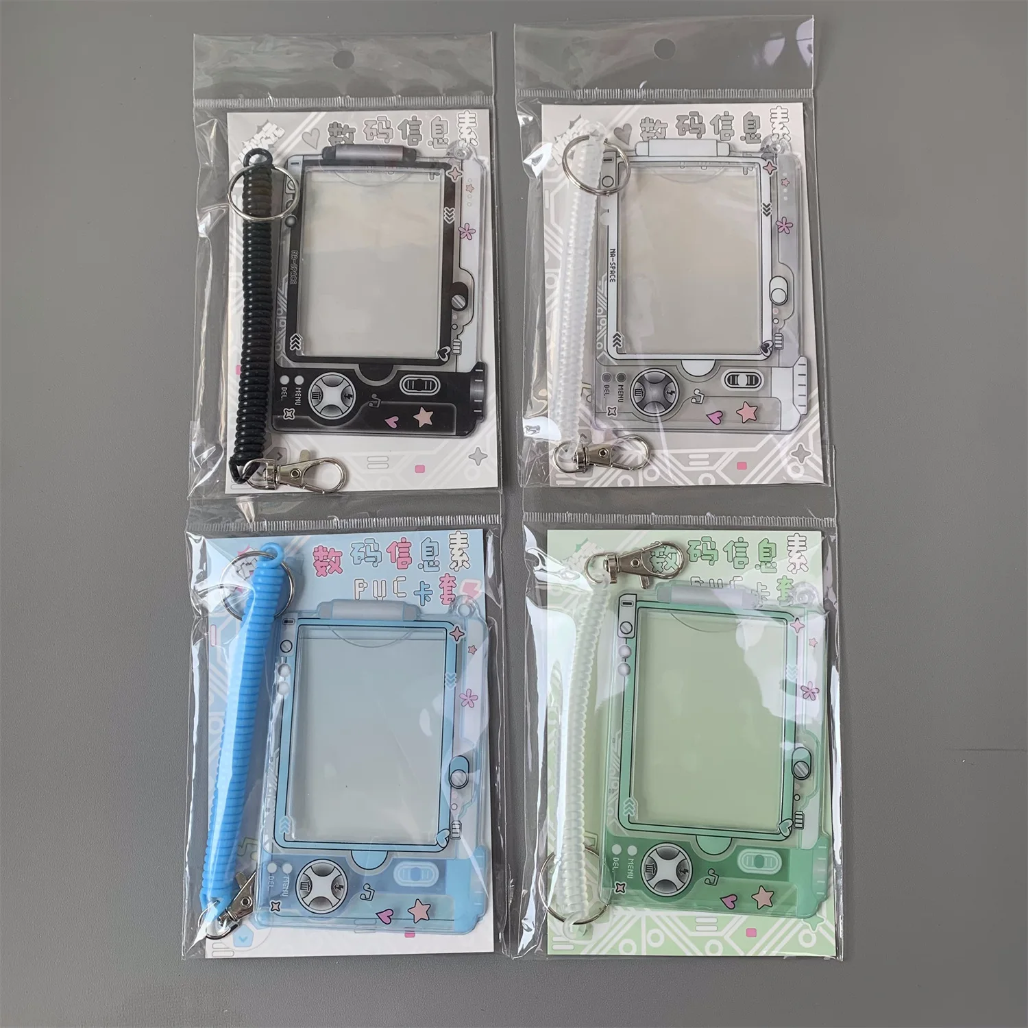 Capa de cartão de PVC conjunto de armazenamento de documentos de cartão de identificação de 3 polegadas