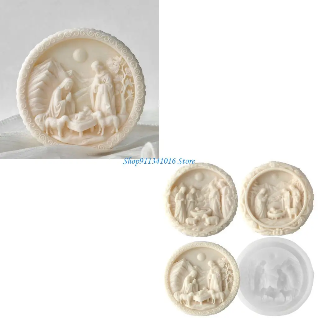 Silicone Nativity Mould With Detailing for Home and Gift