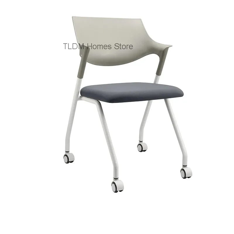 Reception Office Chair Reception Negotiation Staff White European Style Chair Simple Modern Sillas De Oficina Furniture