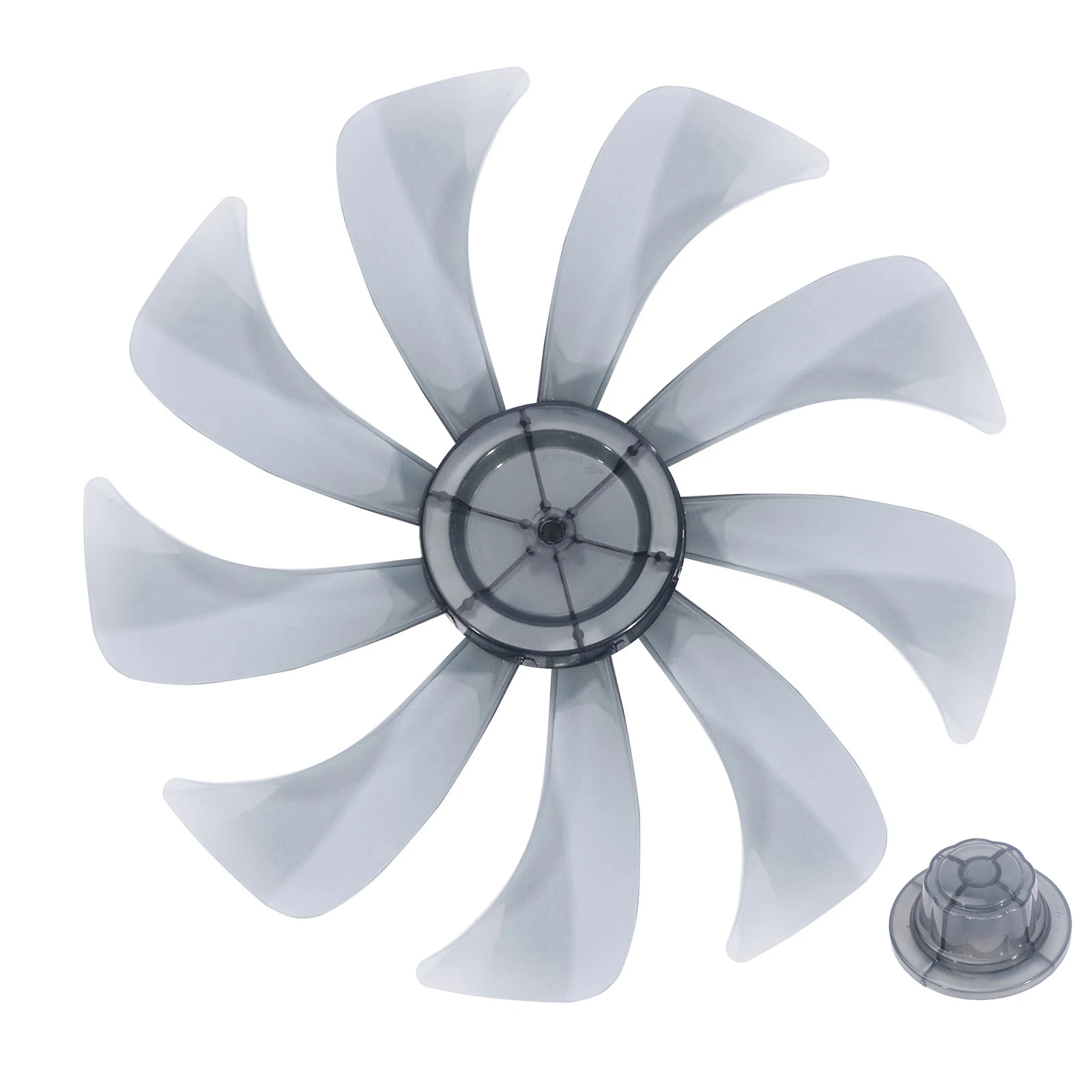 Plastic Silent Fan Blade with Nut Cover Fanner General Accessories for Pedestal Fan Standing Fans Household Table Fans