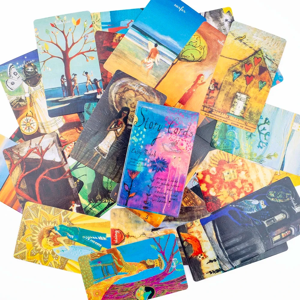 بطاقة القصة 70 بطاقة أوراكل سطح السفينة جميلة وروحية من كاثي نيكولز بطاقات التارو للمبتدئين #5