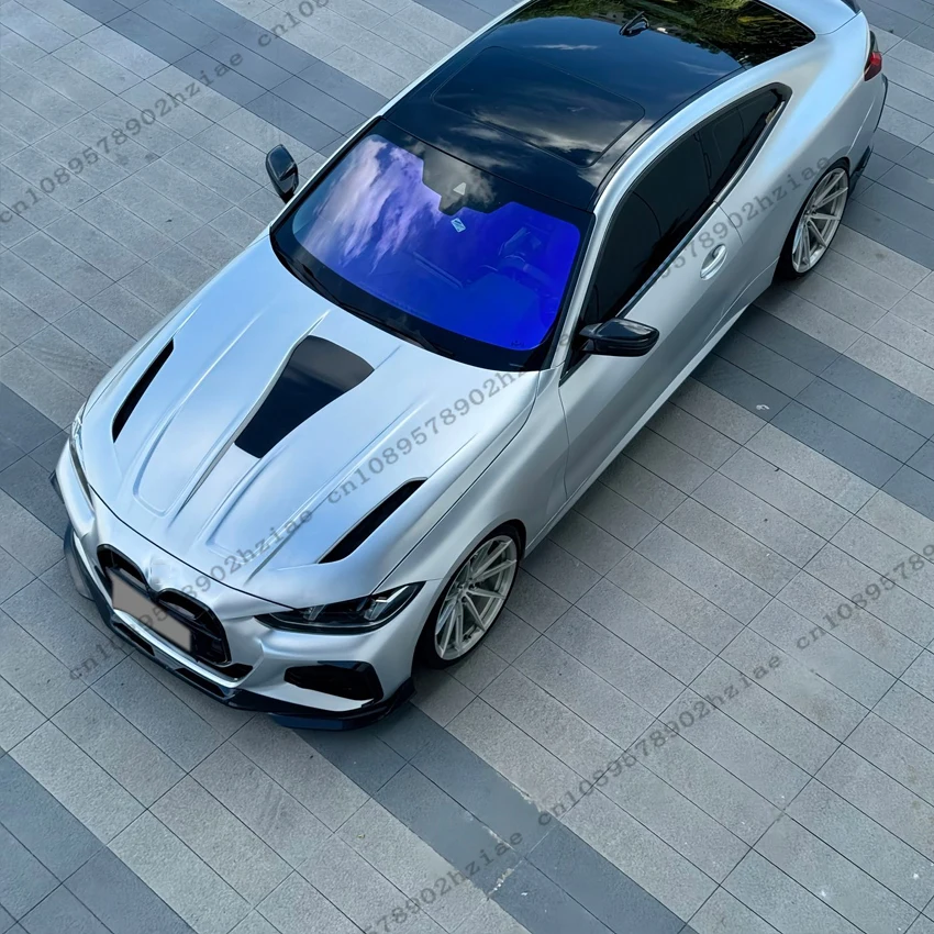 Nero lucido con griglia di dissipazione del calore ACC per BMW Serie 4 G22 G23 2020-2025 Accessori di installazione di ricambio ABS a 2 porte