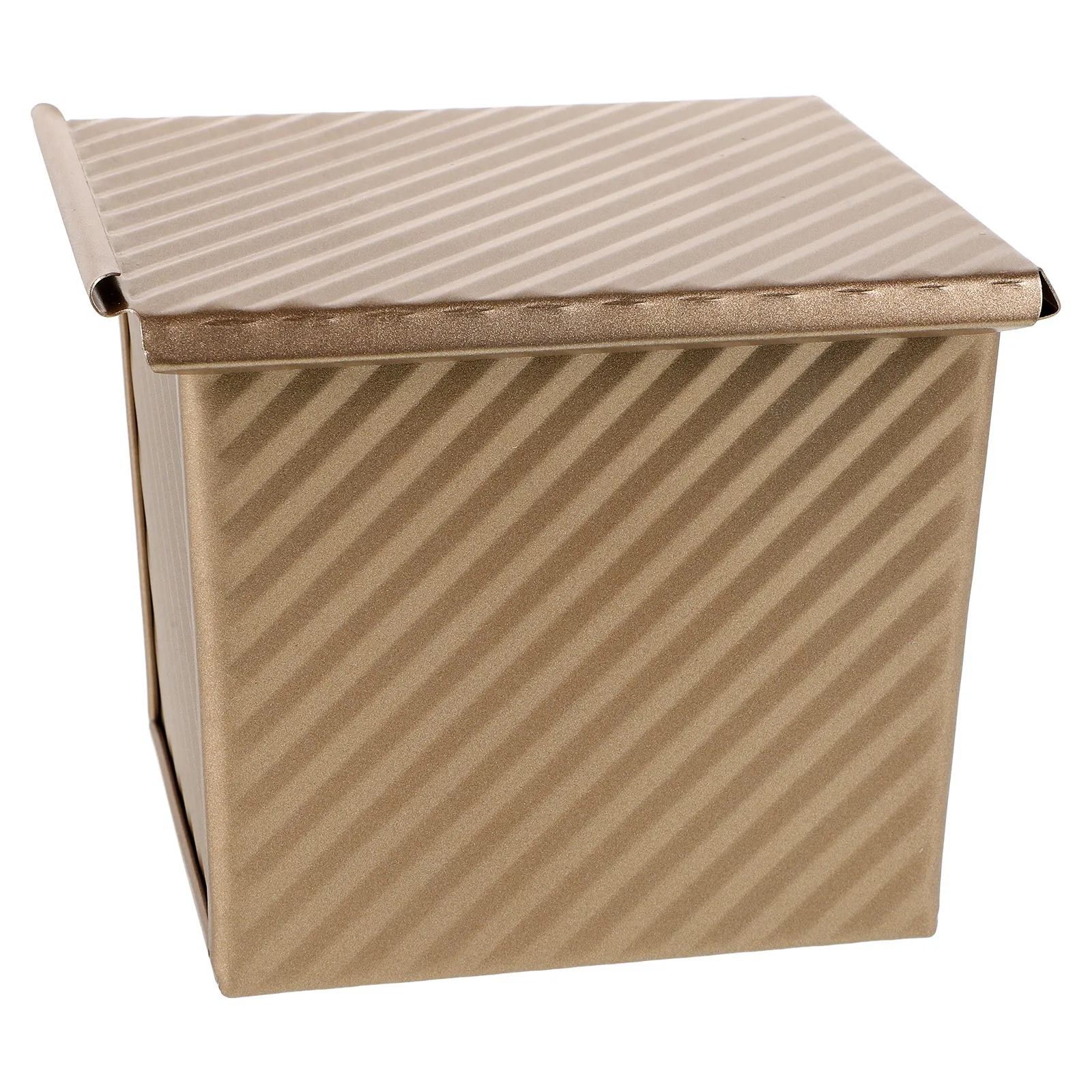 

Bread Loaf Pans Molds for Baking S wich Cover Corrugated Toast Box Mini Pan Home Use Easy Clean Aluminium Cake French