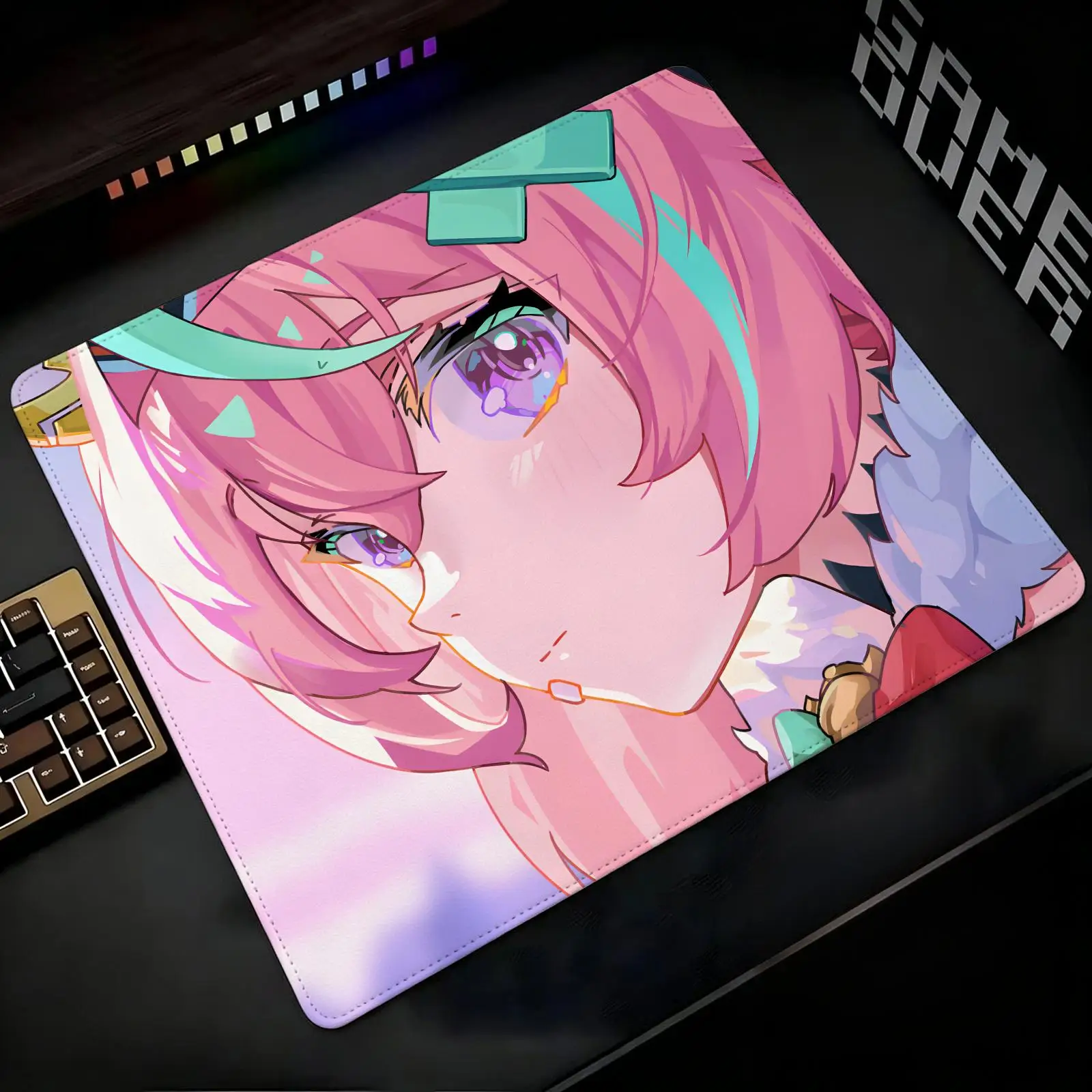 Mouse Pad Regular gaming mouse pad Office mouse pad Laptop desk mat Stitched edge Genshin Impact Varesa S/M/L size mouse pad