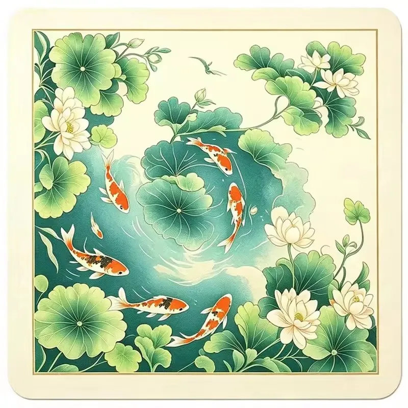 American mahjong table mat Jiaji cloth waterproof rubber sole non-slip, noise reduction and wear-resistant table mat spot