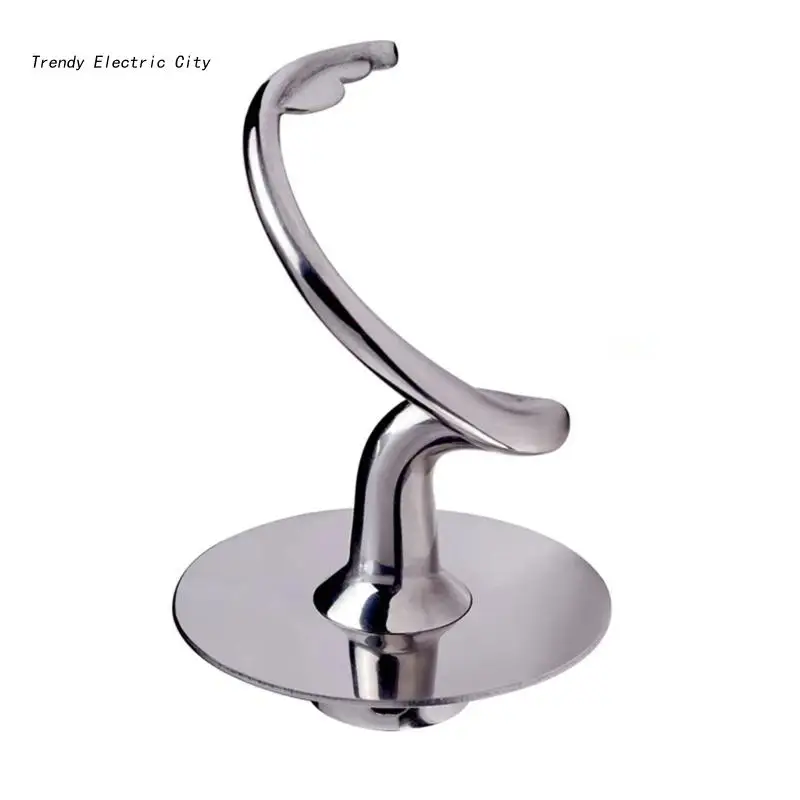 R9CD Dough Hook Stainless Steel Attachment Stand Mixer Mixing Head Spiral Accessories Dough Mixer Replacement for K45SS KSM75