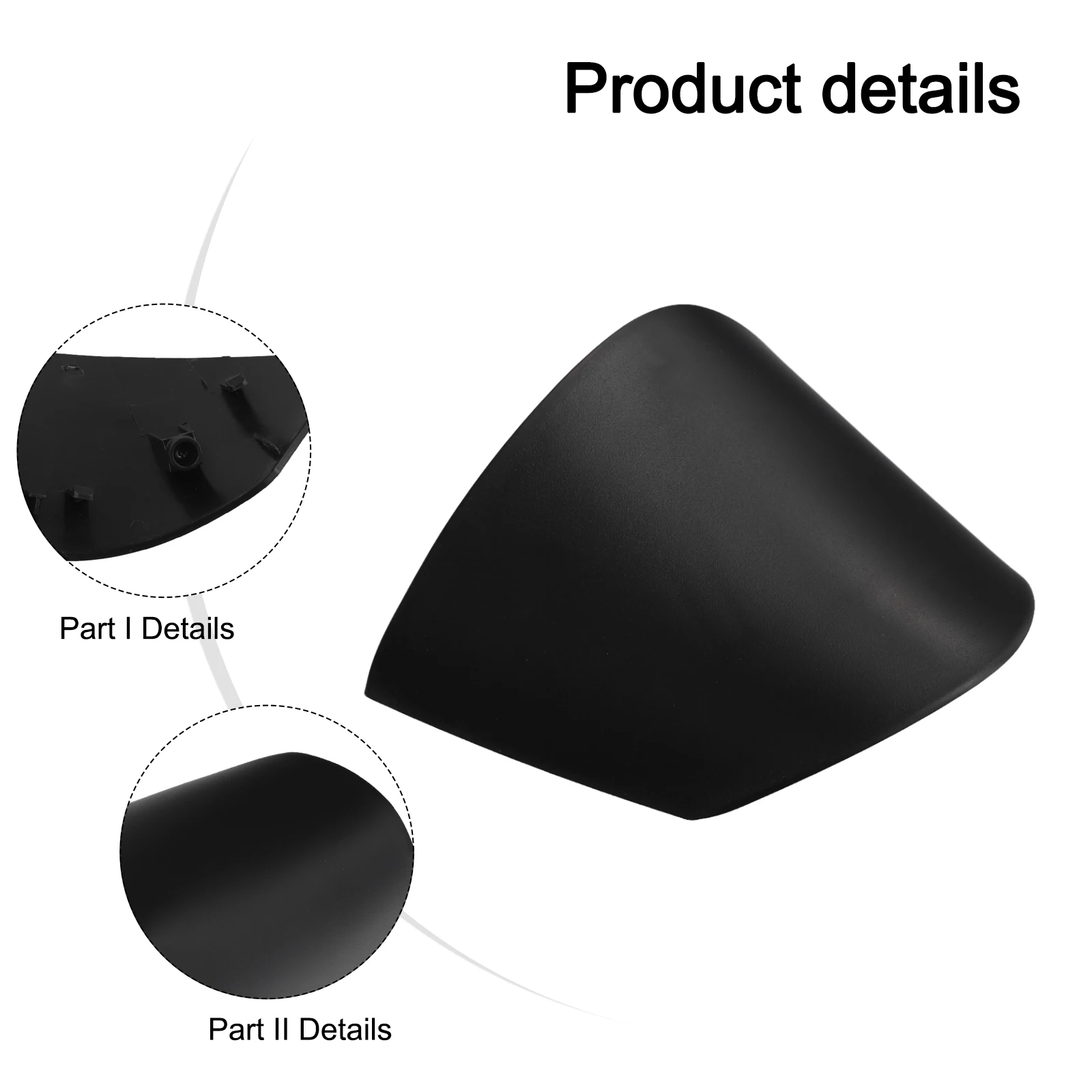 Sleek Automotive Design Replacement lower base cover compatible with side door wing mirror For Mazda models '14 '17