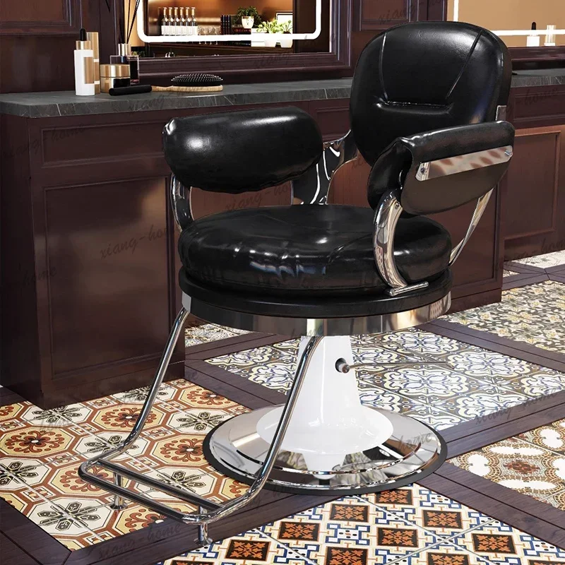 Factory Direct Hairdressing Hair Barber Chair Commercial Salon Supplies Shampoo Tray Swivel Barber Chair Tray Swivel Commercial 5