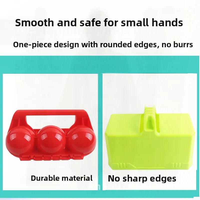 Brinquedo de luta de bola de neve das crianças inverno ao ar livre neve jogar conjunto de ferramentas de combinação de areia plástico divertido playset interativo para crianças 4-6