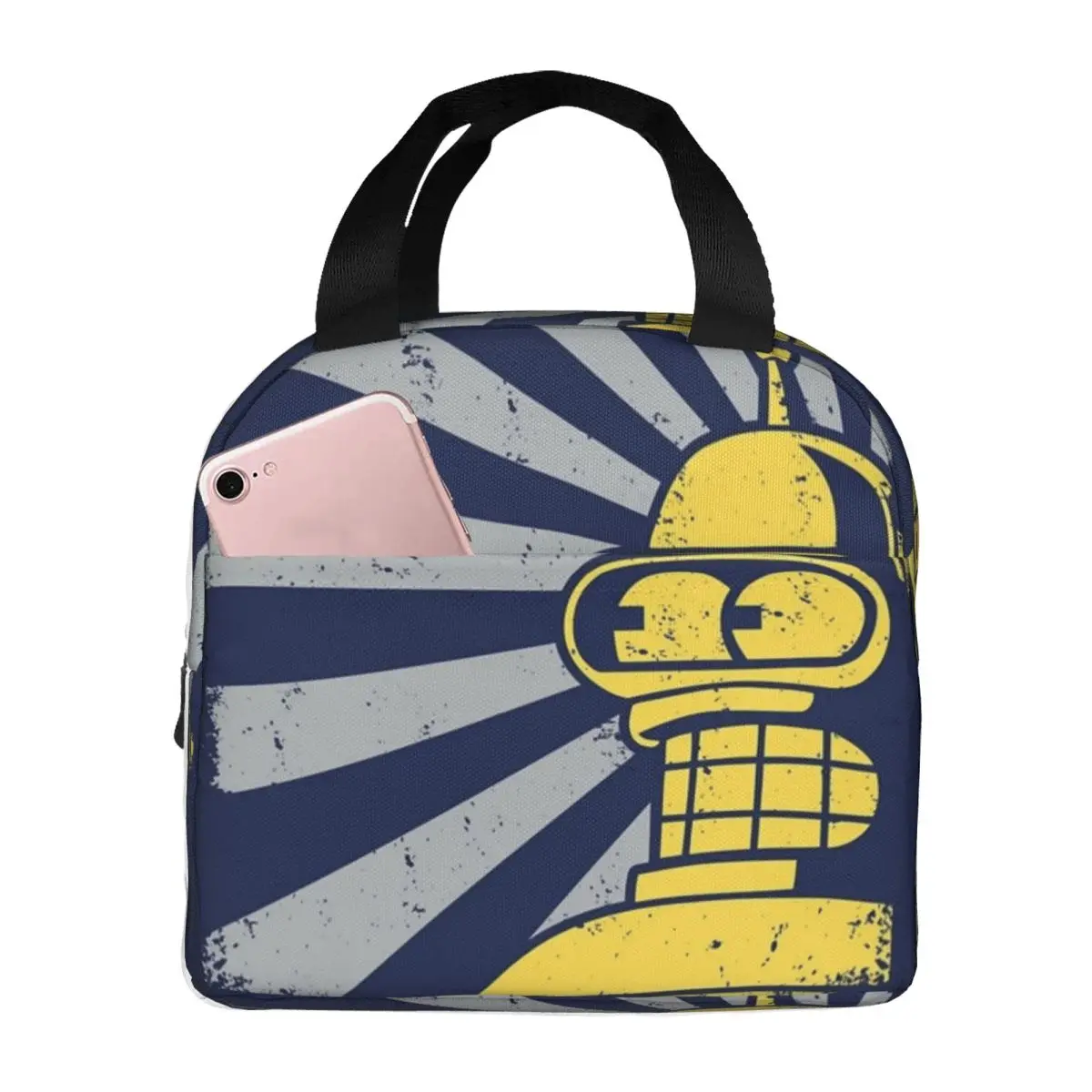 Lunch Boxes Futuramas Cartoon Comic Product Lunch Food Box New Thermal Cooler Bento Box For Outdoor