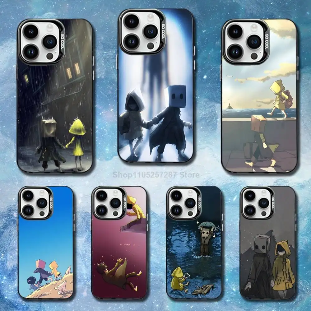 

Game L-Little N-Nightmar Hot Case For iPhone SE,13,11,XS,14,MAX,12,Pro,17,15,Mini,16,Black Matte Silicone Cover