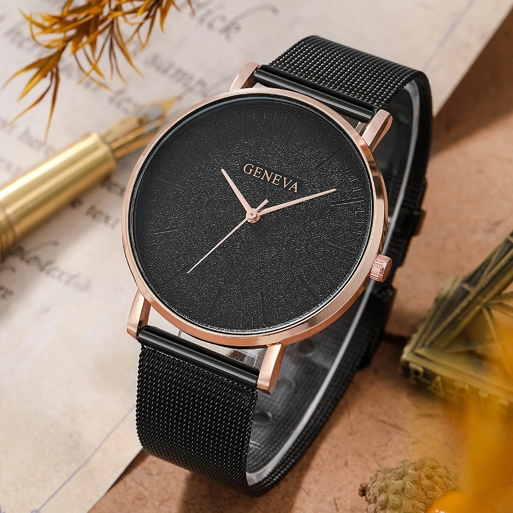 Luxo novo relógio masculino pulseira conjunto moda negócios marrom couro quartzo relógios de pulso para homem presente conjunto relogio masculino sem caixa