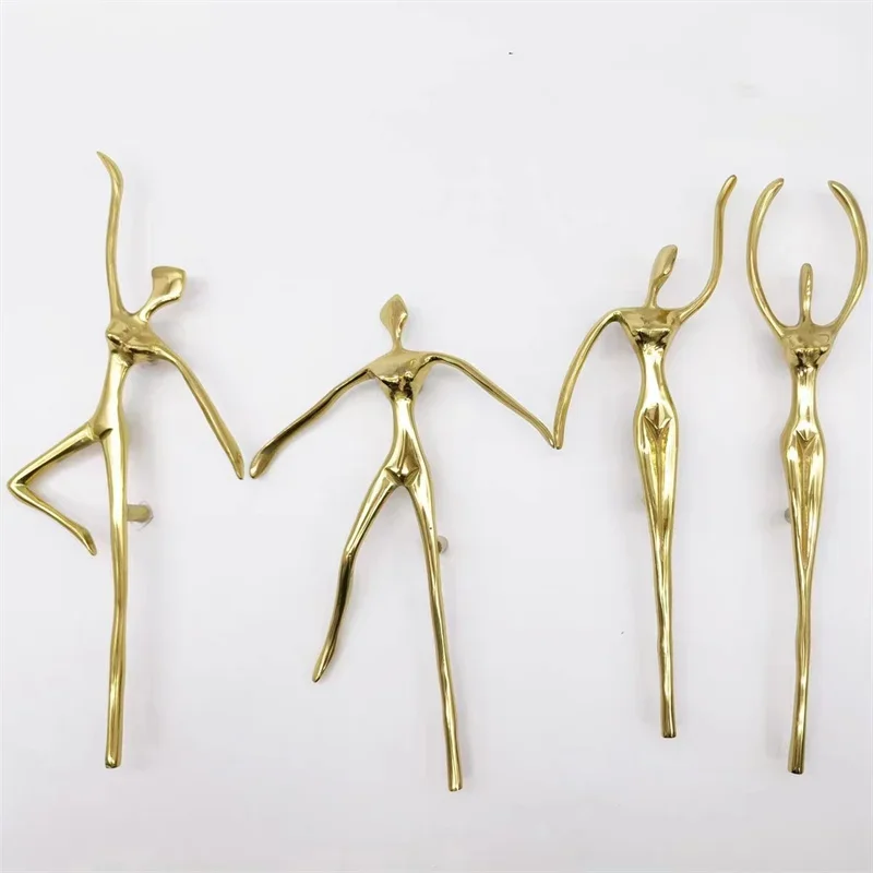 

Solid Brass Ballerina Girl Handle Light Luxury Decoration Cabinet Door Wardrobe Northern Europe Drawer Handles For Furniture