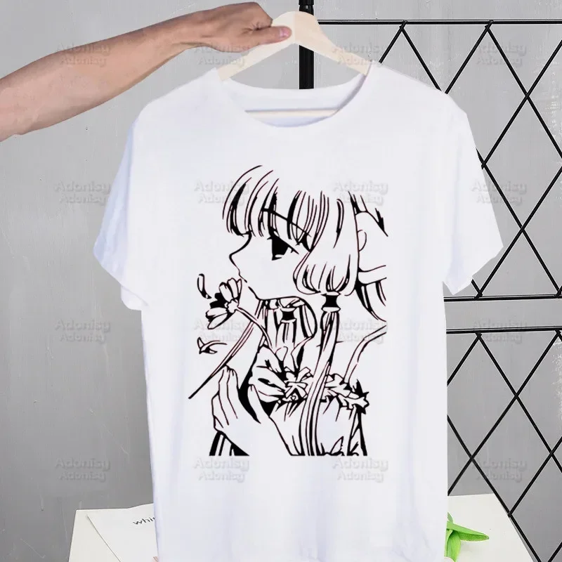 Chobits Chi Men\'s Tshirt Cute Printing Shirt Mens Fashion T-Shirt For Men Casual Tops Short Sleeve