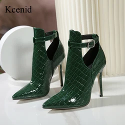 Kcenid Sexy Thin Heel Ankle Boots Women Spring Autumn Stilettos Shoes Woman Pointed Toe High Heels Boots Fashion Short Boots