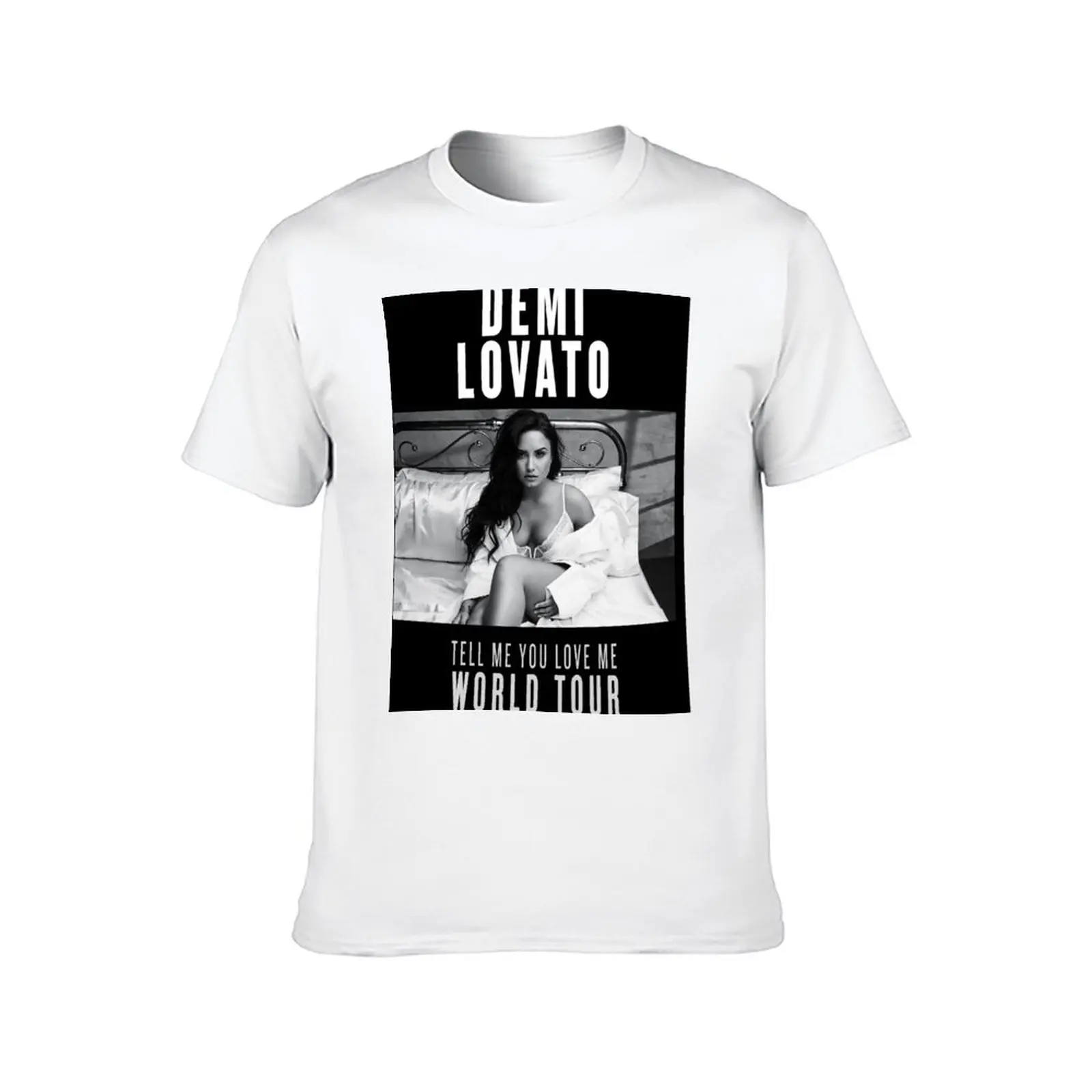 Tell Me You Love Me Tour - تي شيرت ملصق 1 تي شيرت للرجال من القطن للرجال #2