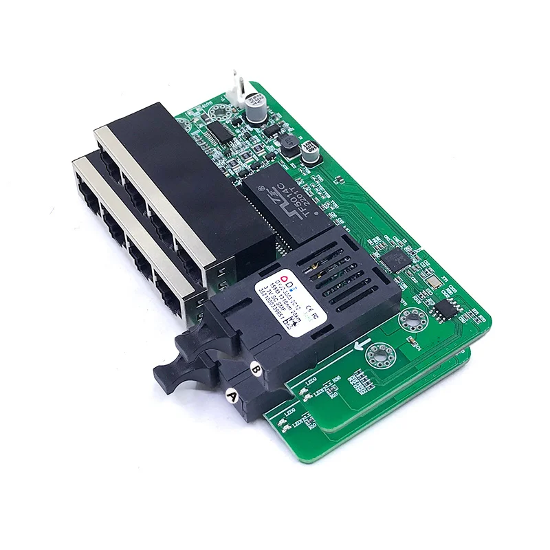 โปรโตคอลมาตรฐาน802.3AF/ที่48V POE OUT/48V Poe Switch 4 10/100 Mbps POE Poort; 1 10/100 Mbps SC 20KM Poe Switch