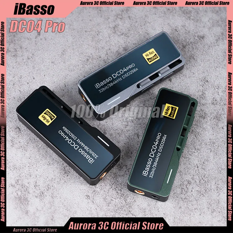 iBasso DC04 Pro Portable Decoder HIFI Headphone Hi-Res Audio Dual Lossless Amplifier PCM384 DSD256 CS43131 DAC Custom Decoder