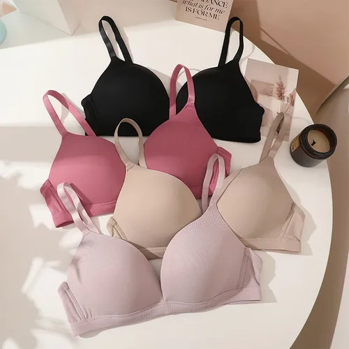 FINETOO 조정 가능한 스트랩 브라렛 플런지 섹시 란제리, 심리스 여성 브래지어, 섹시한 레이스 속옷, 부드러운 푸시 업 브라