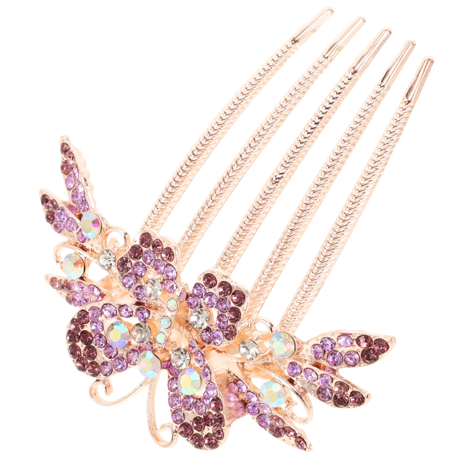 

Diamond Comb for Women Bride Wedding Metal Hair Accessories Rhinestone Side Vintage Pins Bridal Long Elegant
